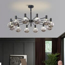 Nordic minimalist glass pendant light for modern decor