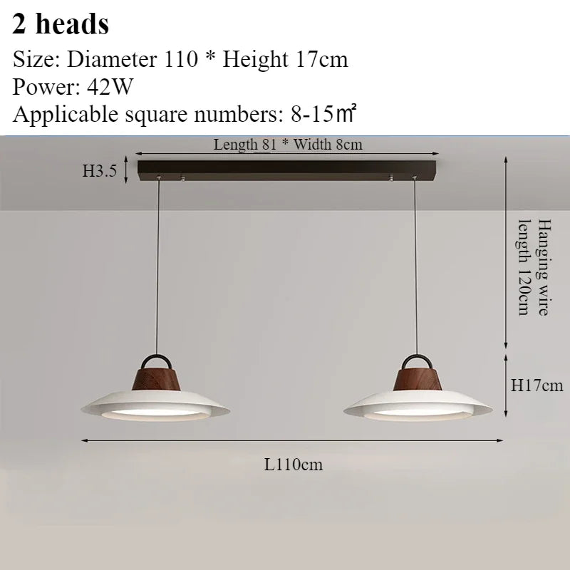 lustre moderne nordique créatif pour décoration intérieure avec lumières led - vue 15 sur 16