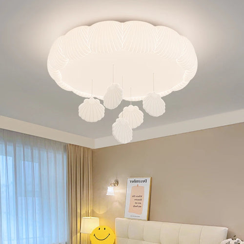 plafonnier led coquille romantique pour garçon ou fille
