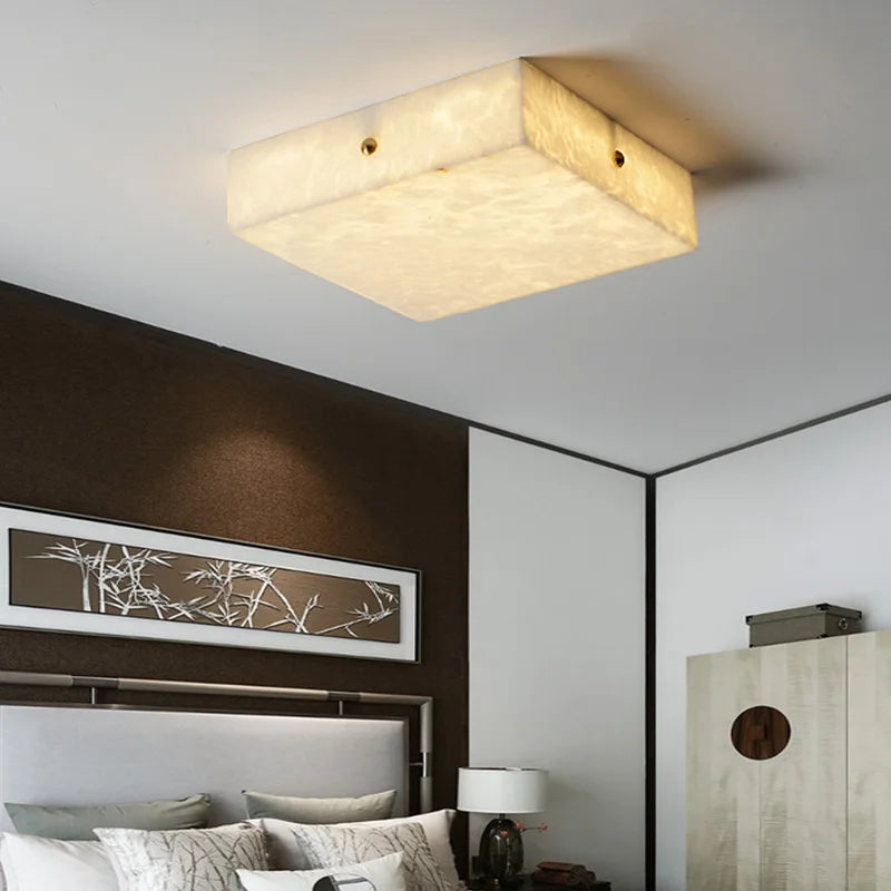 plafonnier en cuivre moderne style chinois pour intérieur élégant - vue 4 sur 9