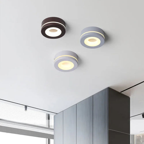 Modern minimalist LED ceiling light for bright home decor - vue 3 sur 15