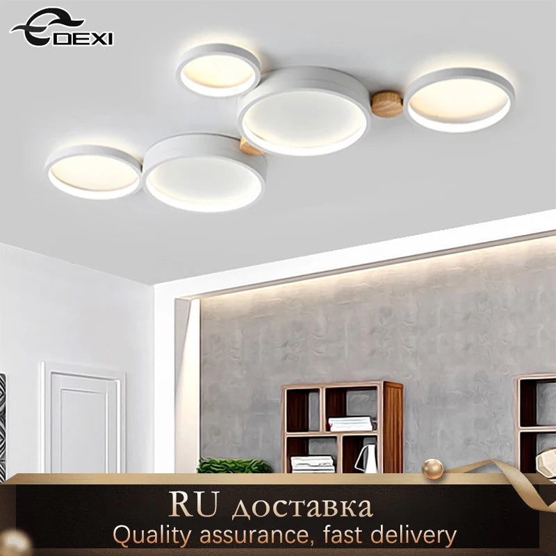 lustre nordique led pour salon café balcon vestiaire