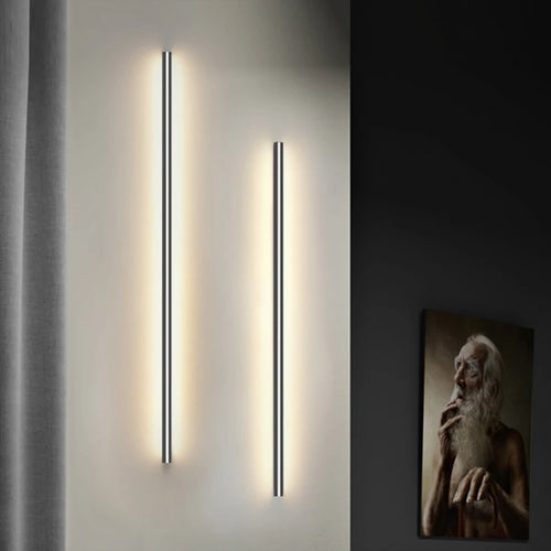 applique murale led moderne avec interrupteur à intensité variable - vue 2 sur 22