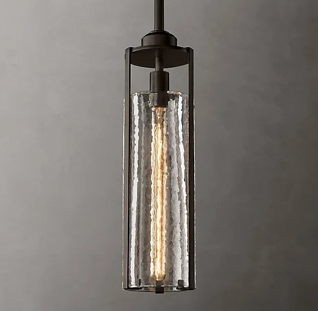 lustre en verre nordique style industriel décoratif pour restaurants et hôtels