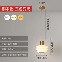 Transparent acrylic pendant light for minimalist interior decor