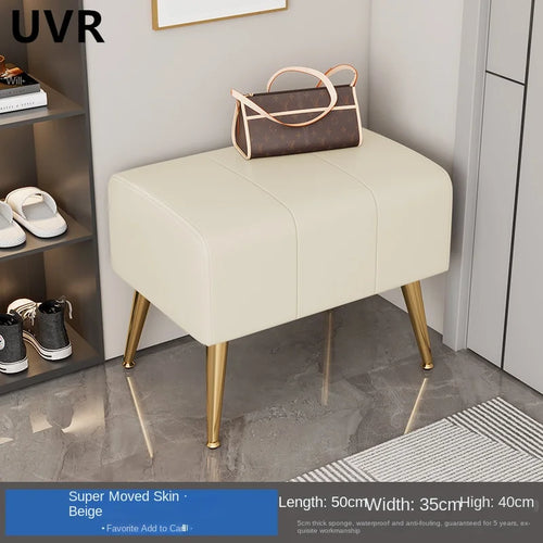 banc à chaussures moderne et luxueux avec assise confortable - vue 8 sur 10
