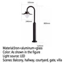lampe de jardin extérieure led étanche design contemporain pour villa