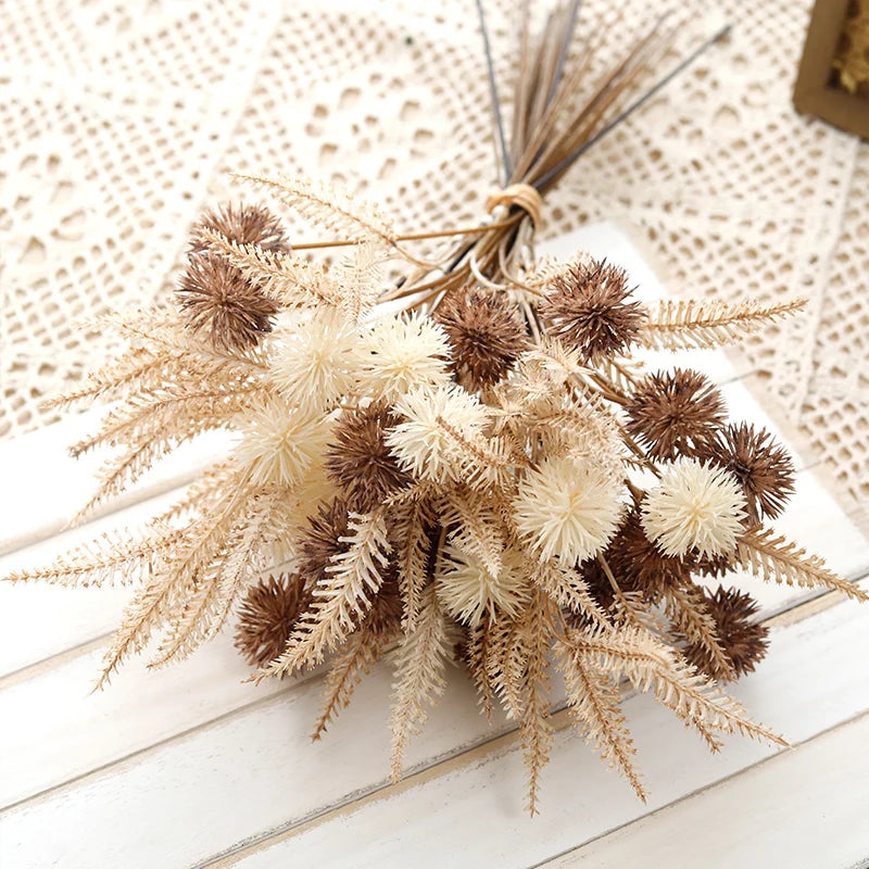 lot de boules de fleurs artificielles pour décoration et bricolage - vue 6 sur 9