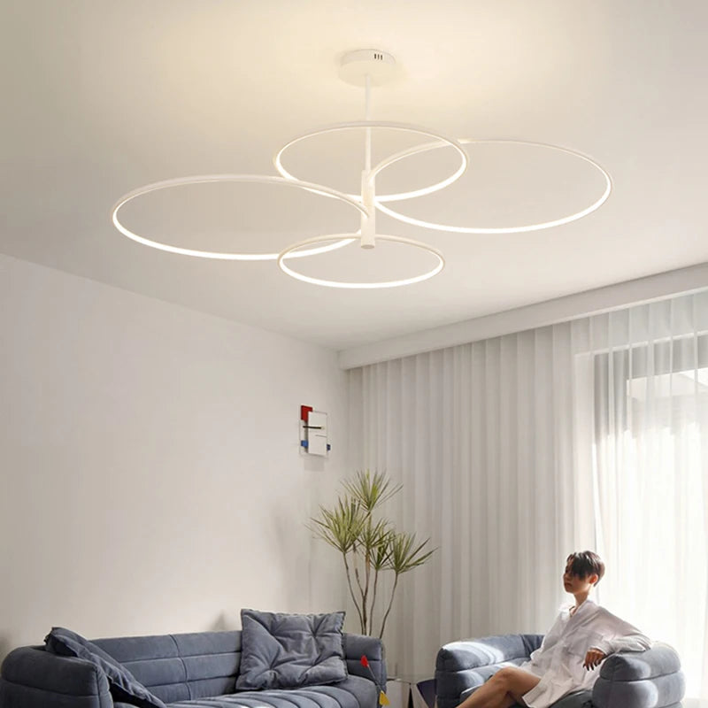 lustre led créatif moderne de luxe pour éclairage intérieur - vue 4 sur 25