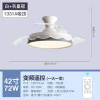 ventilateurs de plafond modernes avec éclairage télécommande design élégant