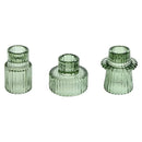 3PCS Set Glass Candlestick,Stick Candle Holder,Transparent Pink Green Amber Color,Wedding Romantic Table Candle Stand,Home Decor