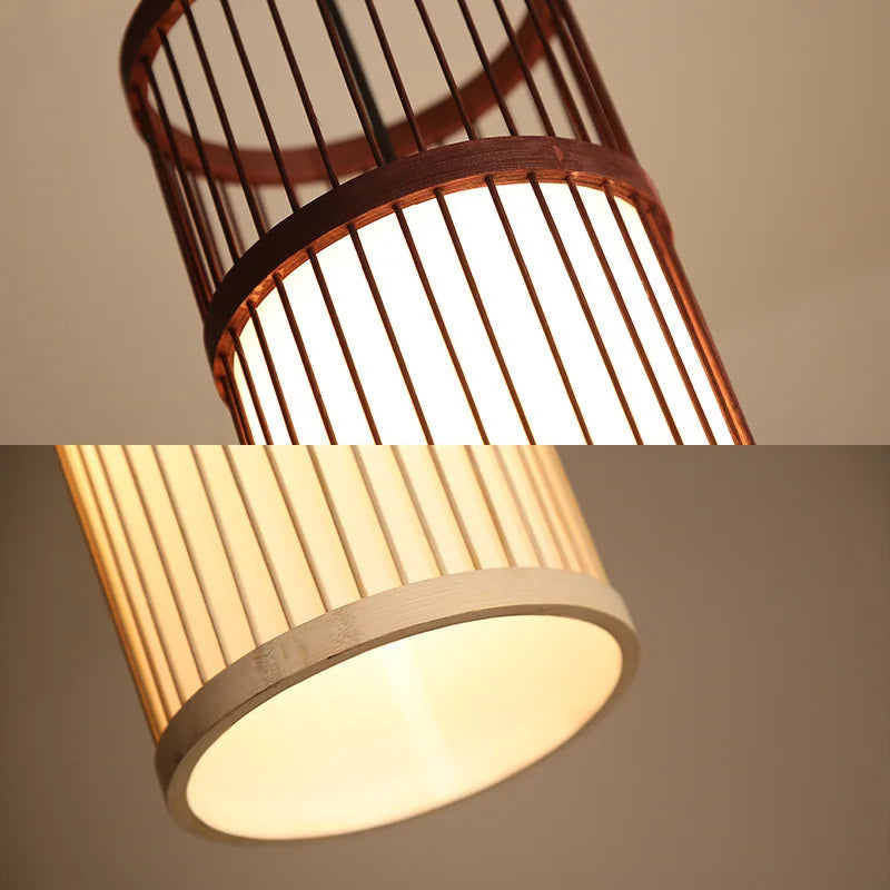 Lustres LED à tête unique de Style japonais - vue 6 sur 7