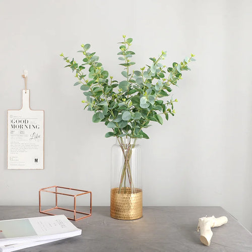 feuilles d'eucalyptus artificielles pour décoration intérieure et extérieure - vue 4 sur 8