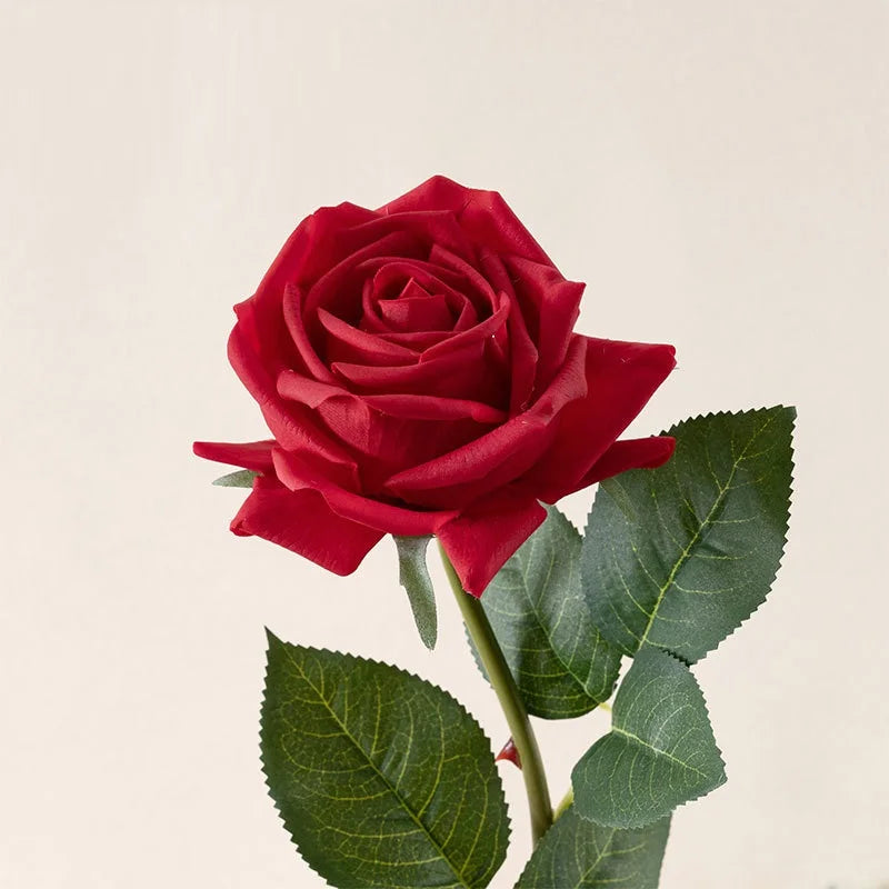 Artificial latex roses for elegant and realistic decoration - vue 6 sur 11
