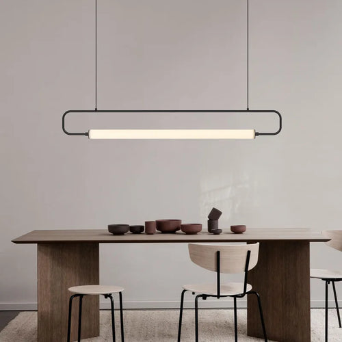 suspension nordique simple moderne en fer pour restaurant de luxe