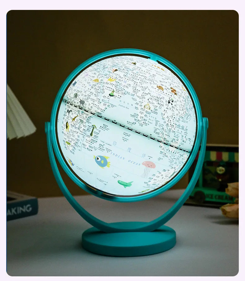 lampe de bureau intelligente avec globe cadeau créatif pour enfants - vue 6 sur 14