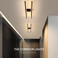 Modern decorative minimalistic double tube chandelier