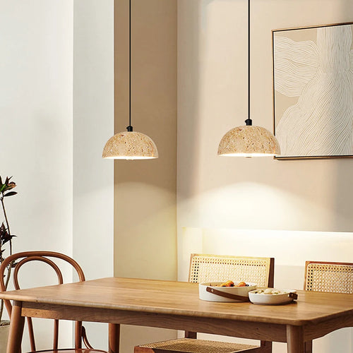 Wabi Sabi 3-head minimalist pendant light for restaurants - vue 2 sur 6