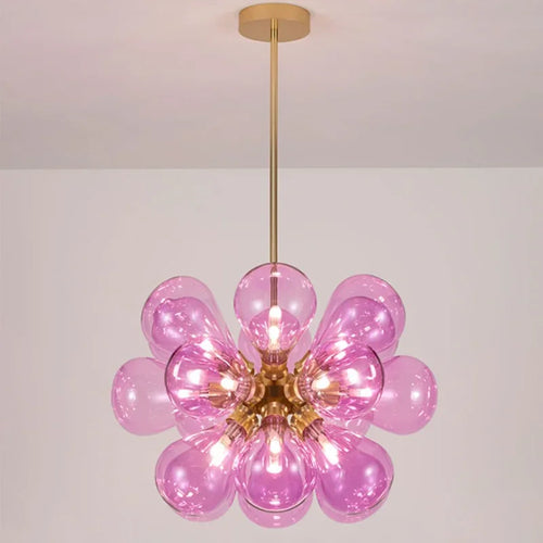 suspension moderne en verre design pour décoration intérieure