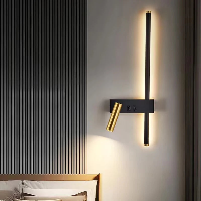 Applique murale double