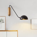 Minimalist Scandinavian swing arm decorative iron wall lamp