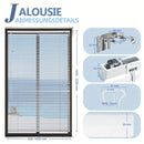 Store vénitien aluminium sans perçage occultant pour fenêtre