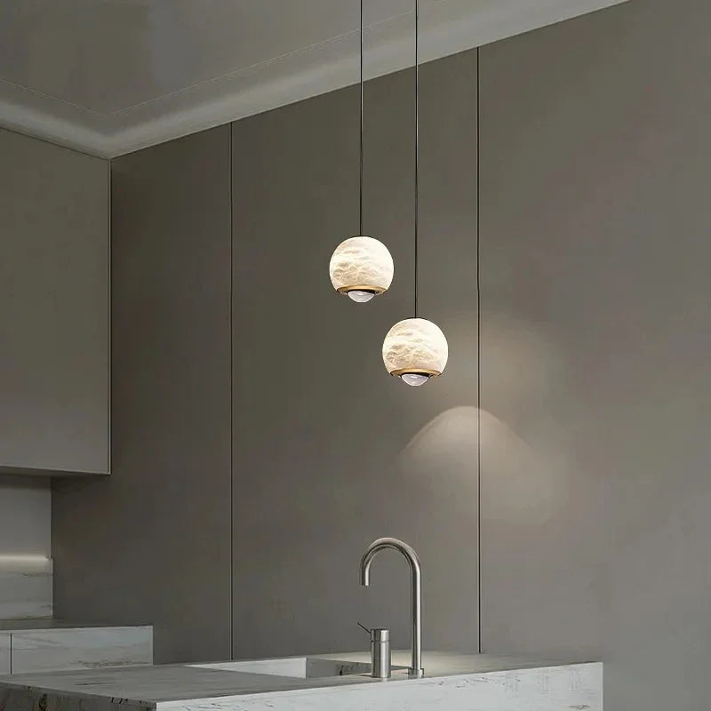 suspension en marbre nordique design pour intérieur moderne - vue 6 sur 7