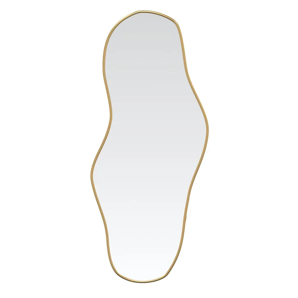 Golden Wall Mirror 70x30 cm, home decoration wall decal living room decoration - vue 2 sur 7
