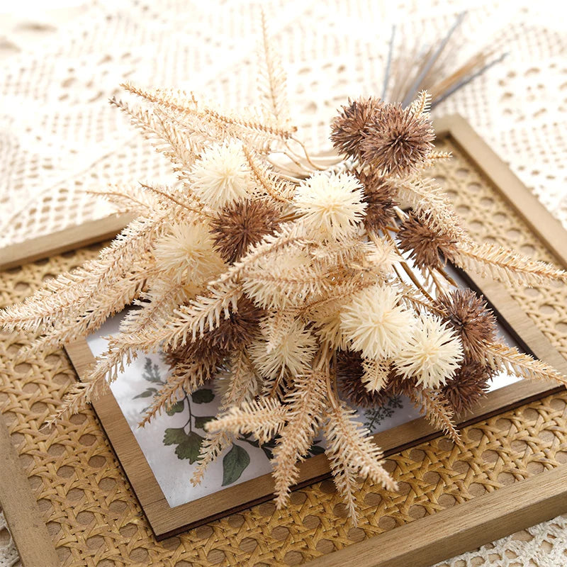 lot de boules de fleurs artificielles pour décoration et bricolage - vue 5 sur 9