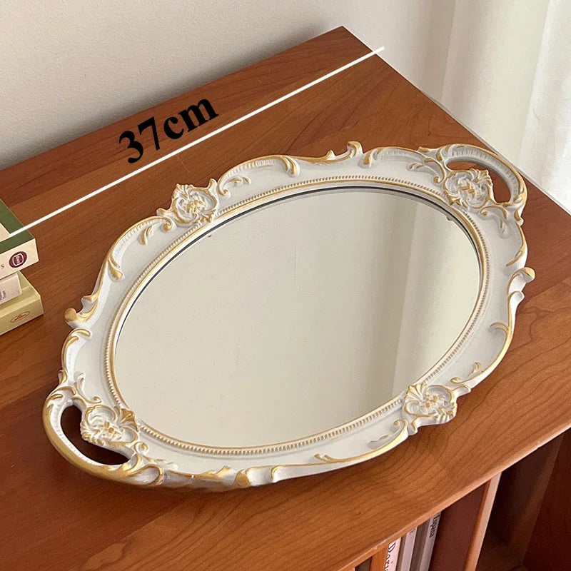 miroirs vintage décoratifs en verre pour bijoux et aromathérapie