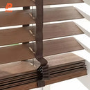 Store venitien bois sur mesure occultant moderne fenetre