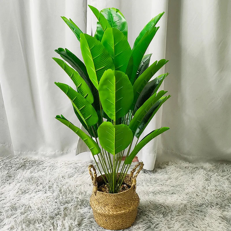 grande plante artificielle banane pour décoration intérieure et extérieure - vue 3 sur 9