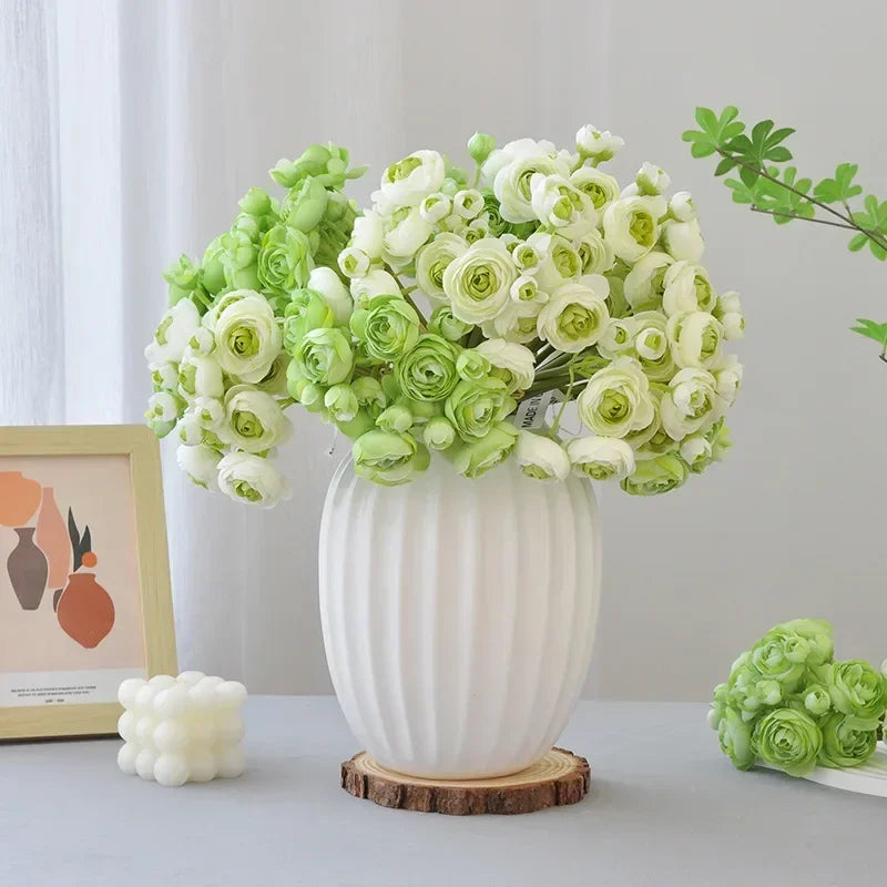bouquet de roses artificielles pour décoration de balcon - vue 4 sur 22