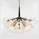 suspension moderne en verre pour décoration intérieure élégante