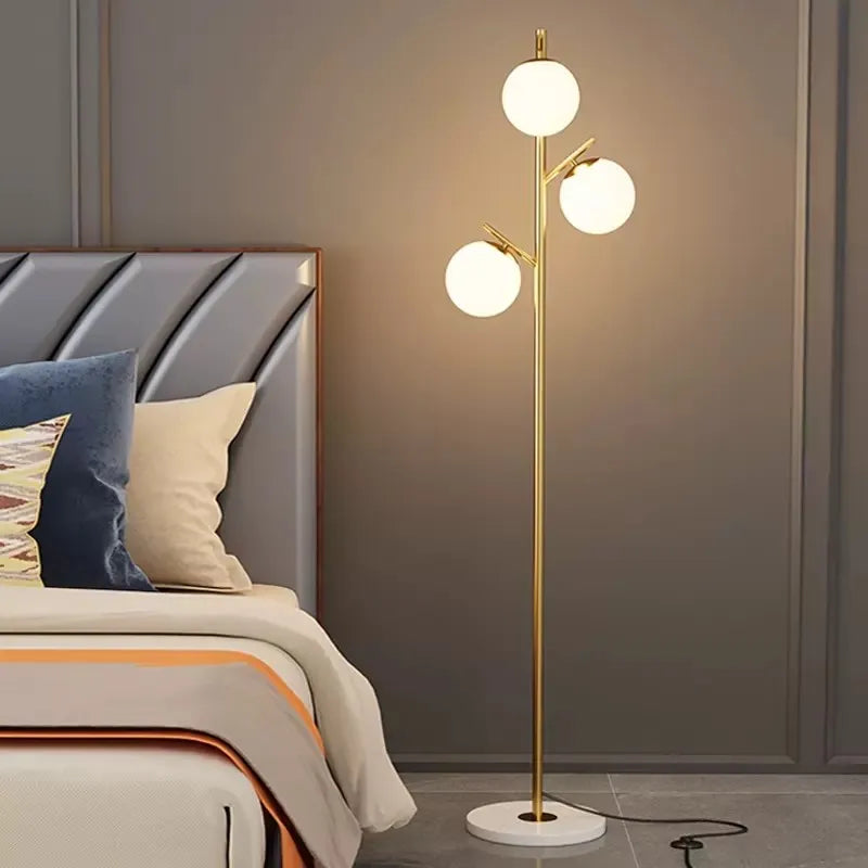 lampadaires ronds led minimaliste e27 - vue 4 sur 7