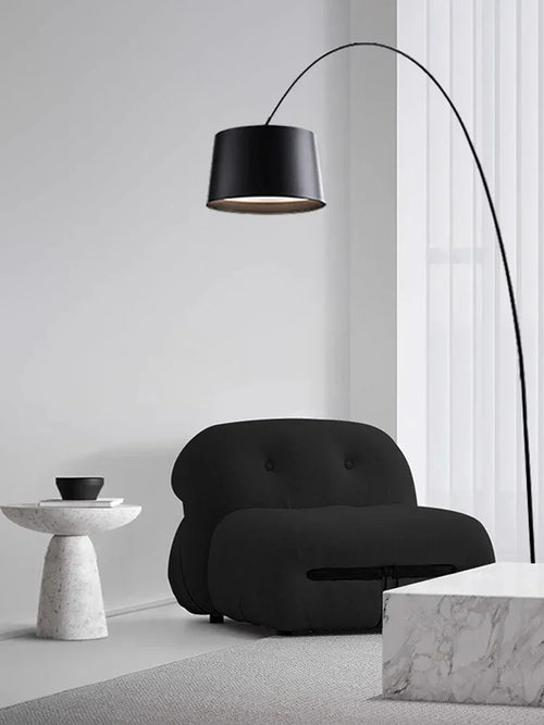 Minimalist nordic design LED floor lamp - vue 3 sur 10