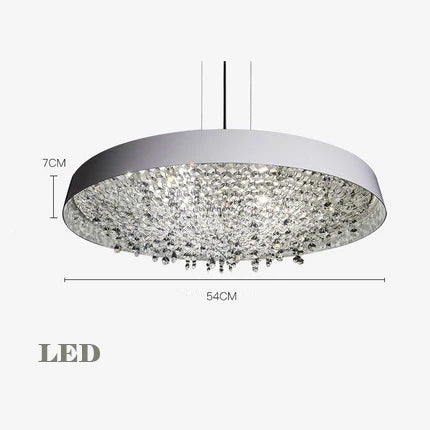 suspension élégante en cristal transparent pour un intérieur moderne - vue 11 sur 12