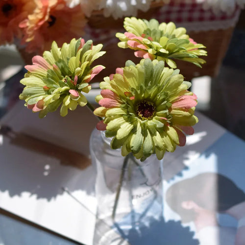fleurs de gerbera artificielles pour décoration de fête et mariage - vue 10 sur 13