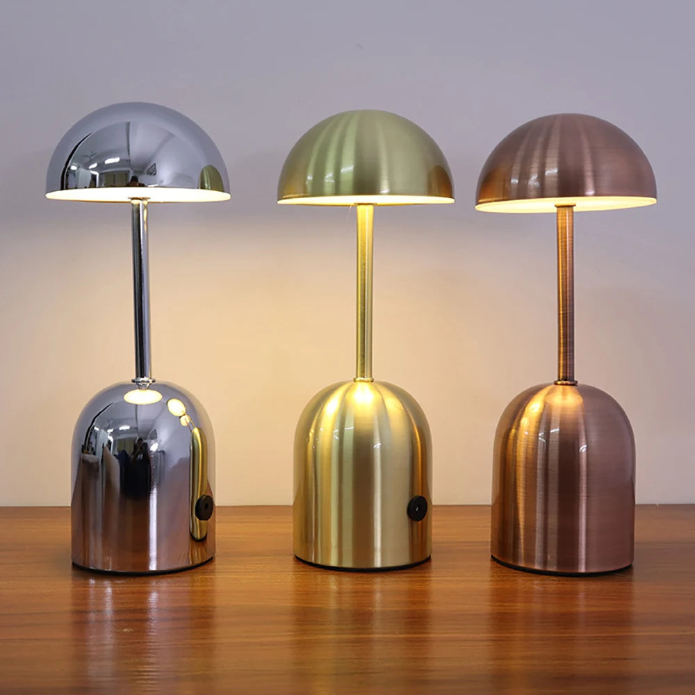 Lampe de Table Portable moderne en métal à intensité variable - vue 3 sur 8