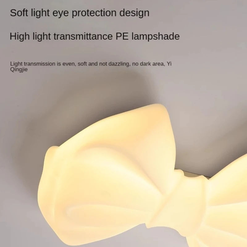 Modern LED warm romantic cream ceiling lamp Pendant lamp suitable for children bedroom dining room, study decorative chandelier - vue 4 sur 8