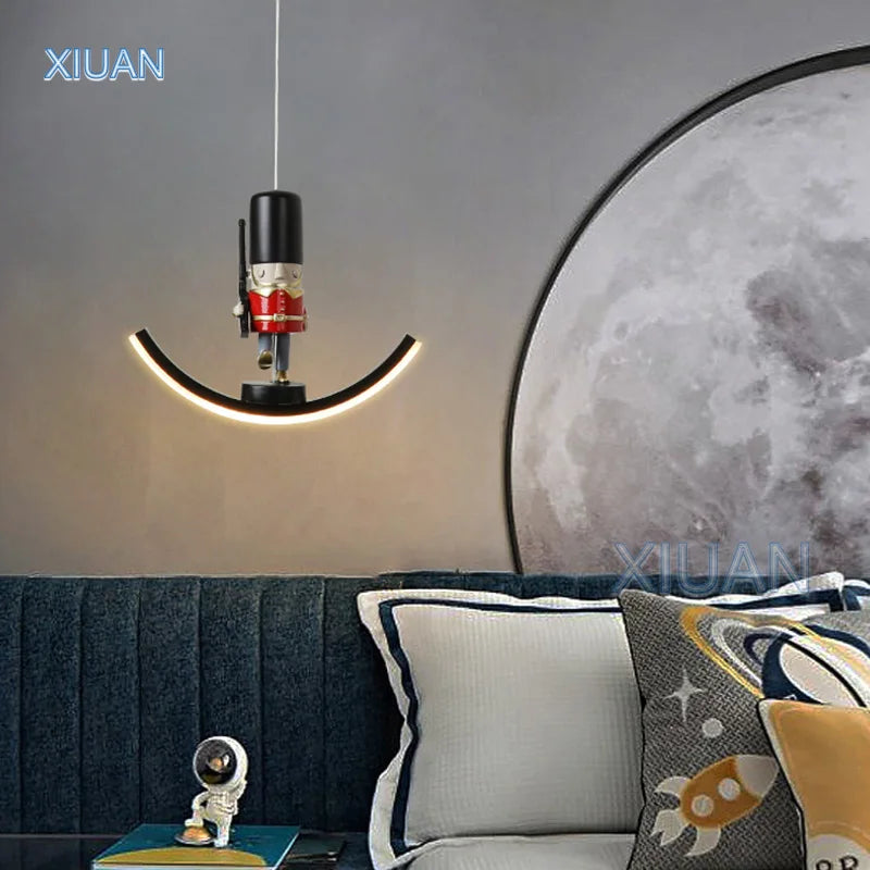 lampe suspendue déco licorne - vue 3 sur 14