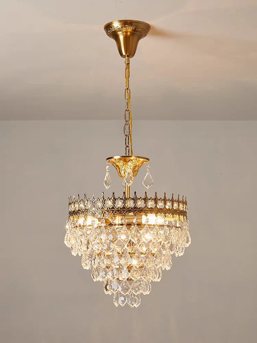 lustre en cristal k9 dimmable pour un éclairage élégant - vue 2 sur 16