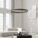 lustre nordique moderne en verre led de luxe