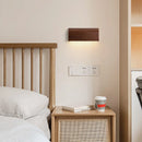 Minimalist dimmable walnut wood Nordic wall light