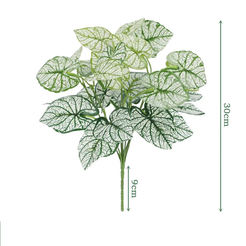 feuilles de bambou dieffenbago en soie pour décoration élégante - vue 21 sur 32