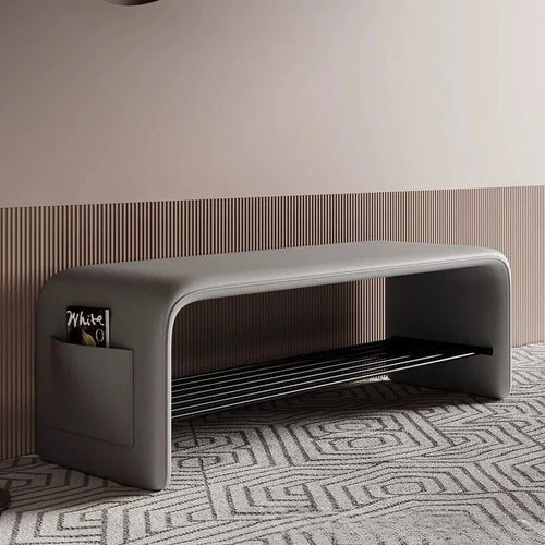 Doorway Shoe-changing Stool, Shoe Cabinet Storage, Two-purpose All-in-one Stool, Bedroom Simple Bedside Bench for Sitting