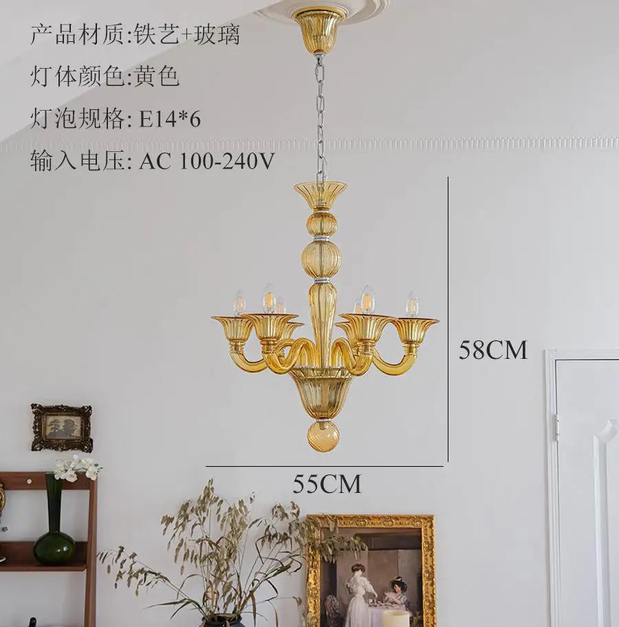 lustre led en cristal pour décoration intérieure élégante - vue 8 sur 15