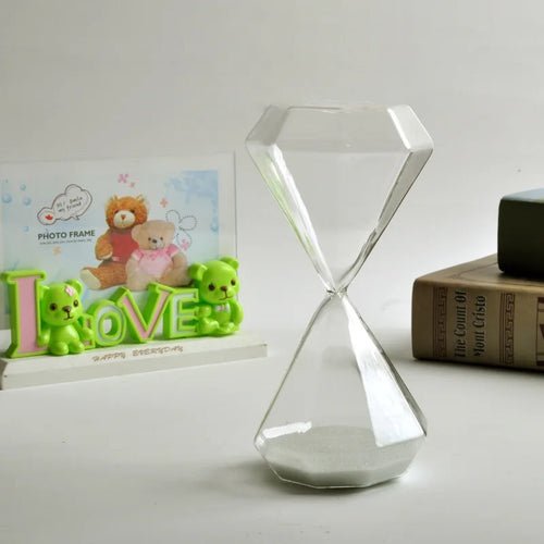sablier en diamant 5 minutes idéal pour enfants décoration originale - vue 16 sur 16