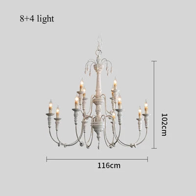 lustre en bois massif pour décoration intérieure et éclairage - vue 10 sur 10