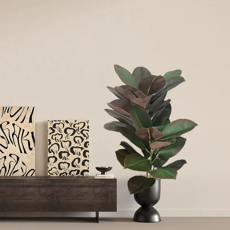branches artificielles de ficus tropical pour décoration intérieure et extérieure - vue 4 sur 10